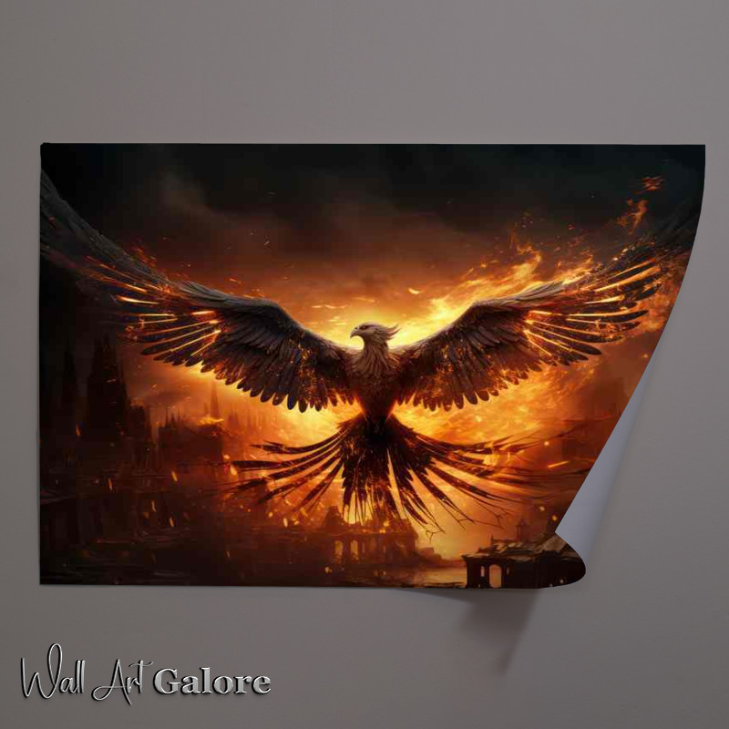 Buy Unframed Poster : (Rising Strong Embracing the Spirit of the Phoenix)