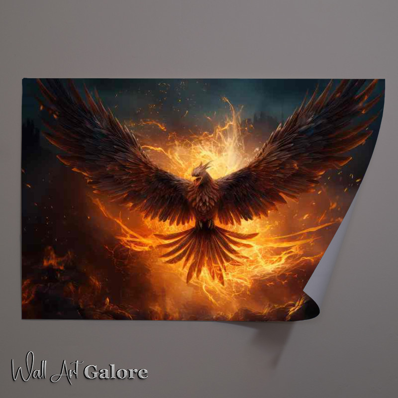 Buy Unframed Poster : (The Phoenix Rising A Tale of Rebirth and Renewal)