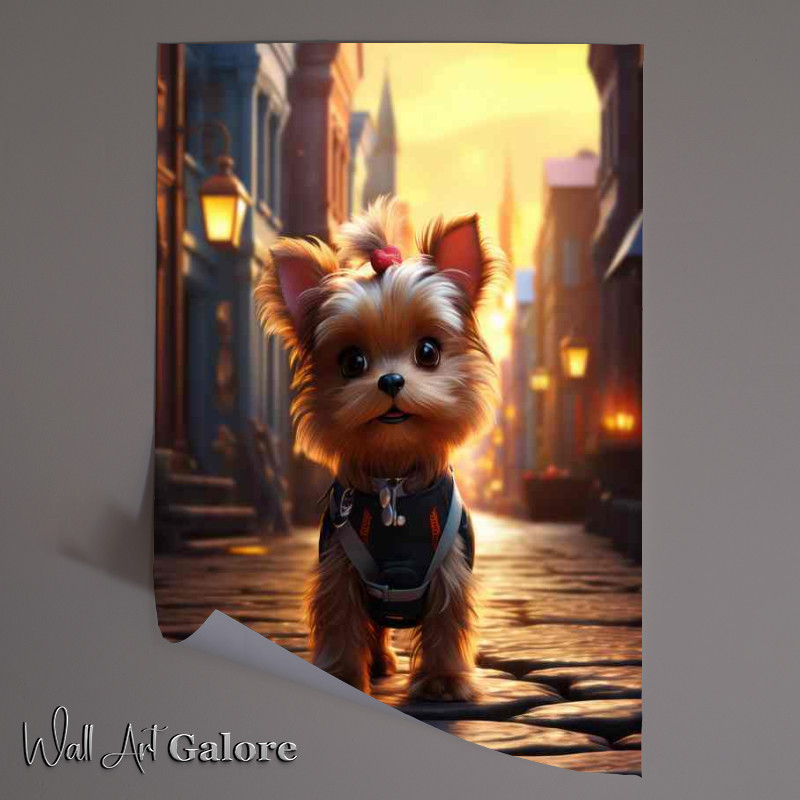 Buy Unframed Poster : (Baby cute yorkshire Terrier)