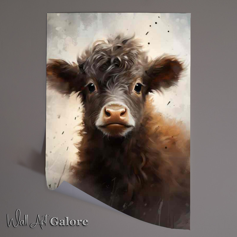 Buy Unframed Poster : (Calf Cows in Moments of Cuteness)