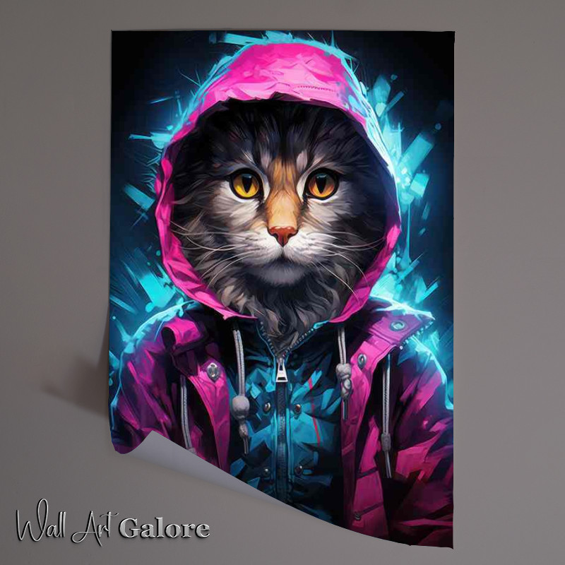 Buy Unframed Poster : (Cat Colors Unleashed A Palette of Possibilities)