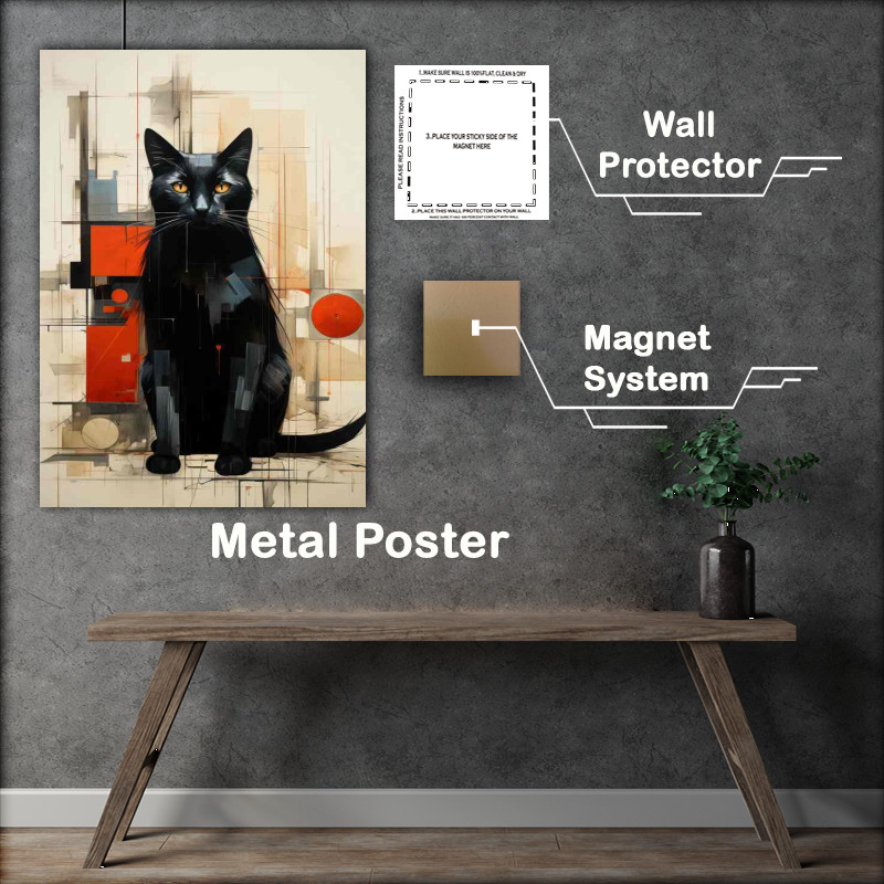 Buy Metal Poster : (Colorful Cat Breeds A Visual Feast for Cat Lovers)