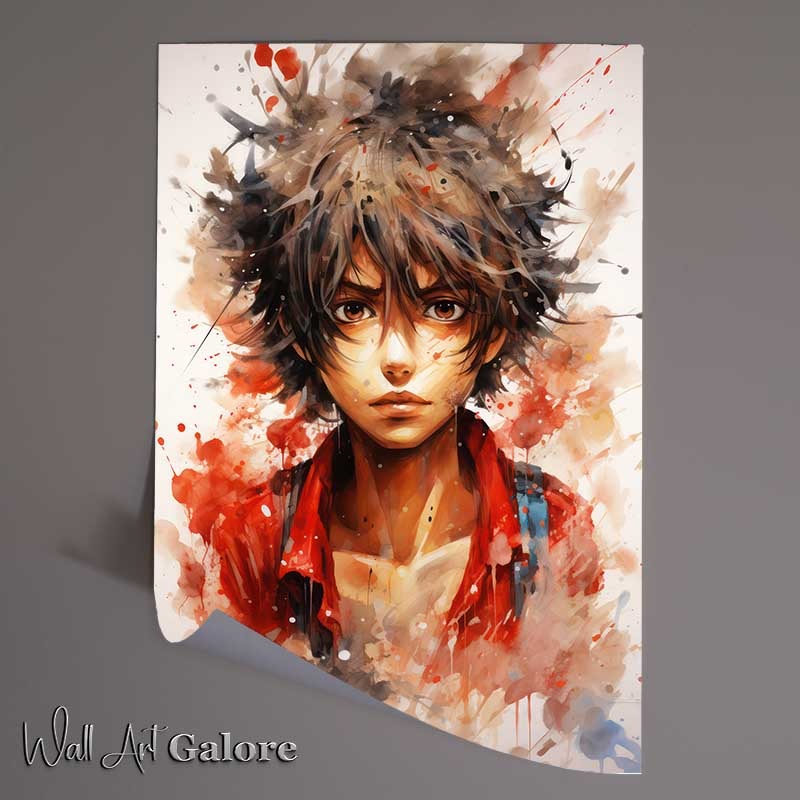 Buy Unframed Poster : (Himura Kenshin Rurouni Kenshin style splash art)