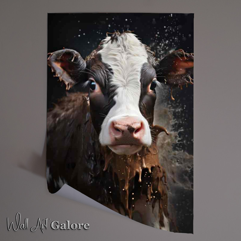 Buy Unframed Poster : (Farm Life with Cows)