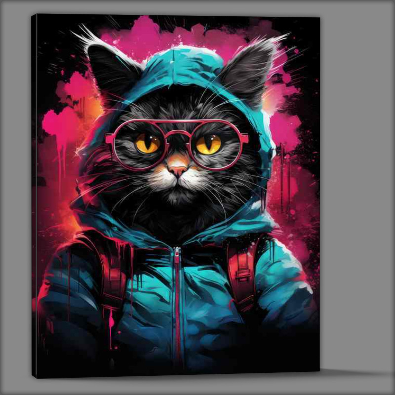 Buy Canvas : (Feline Spectrum Discovering the Many Colors of Cats)