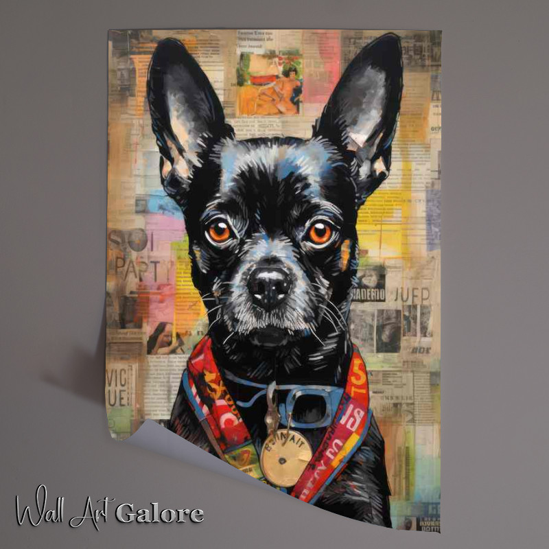 Buy Unframed Poster : (French buldog getting ready for picture)