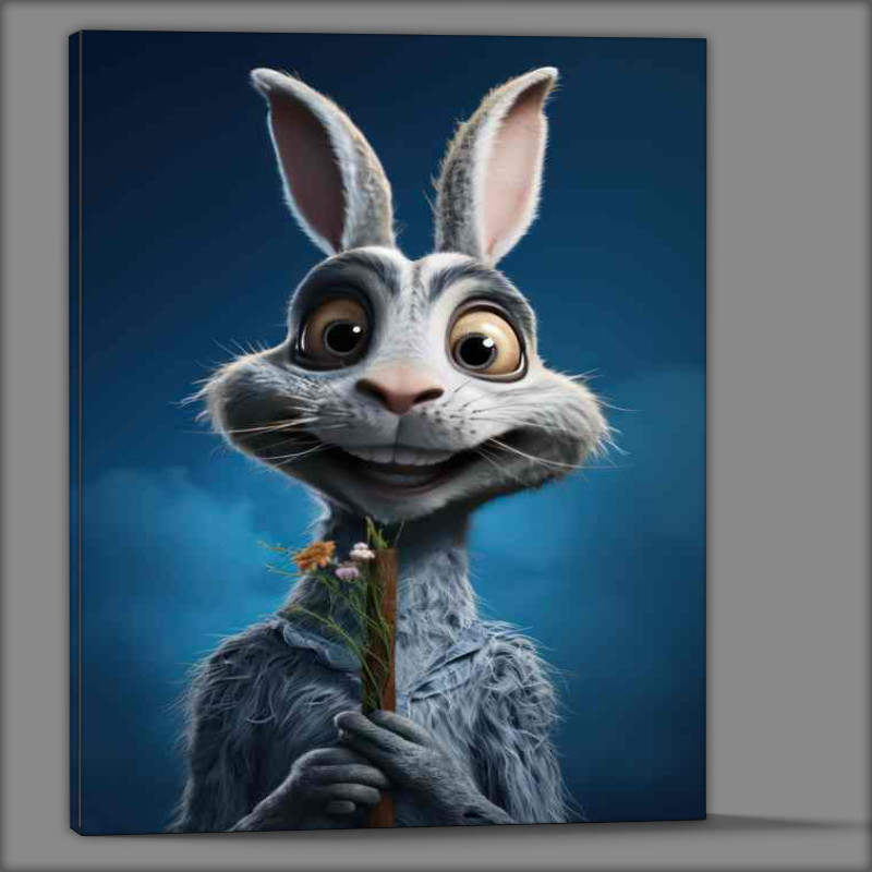 Buy Canvas : (Mad as a crazy rabbit)