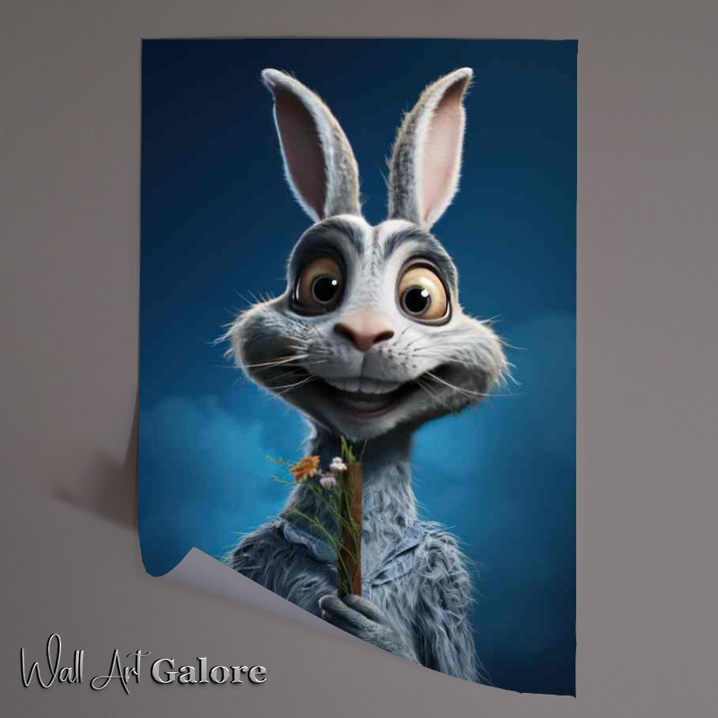 Buy Unframed Poster : (Mad as a crazy rabbit)