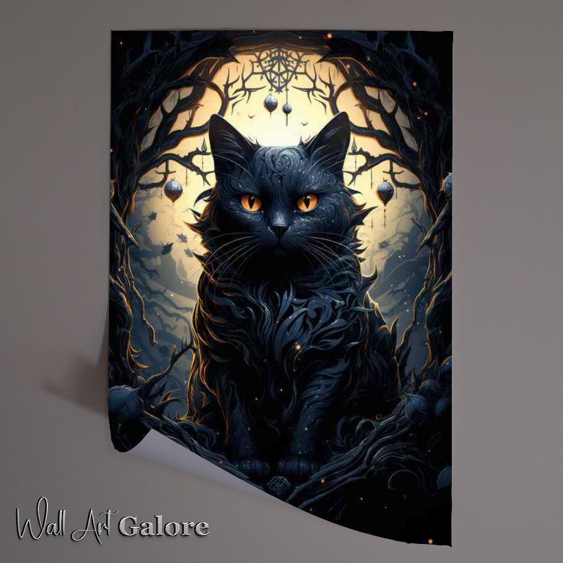 Buy Unframed Poster : (The Beauty of Diversity Black Cat)