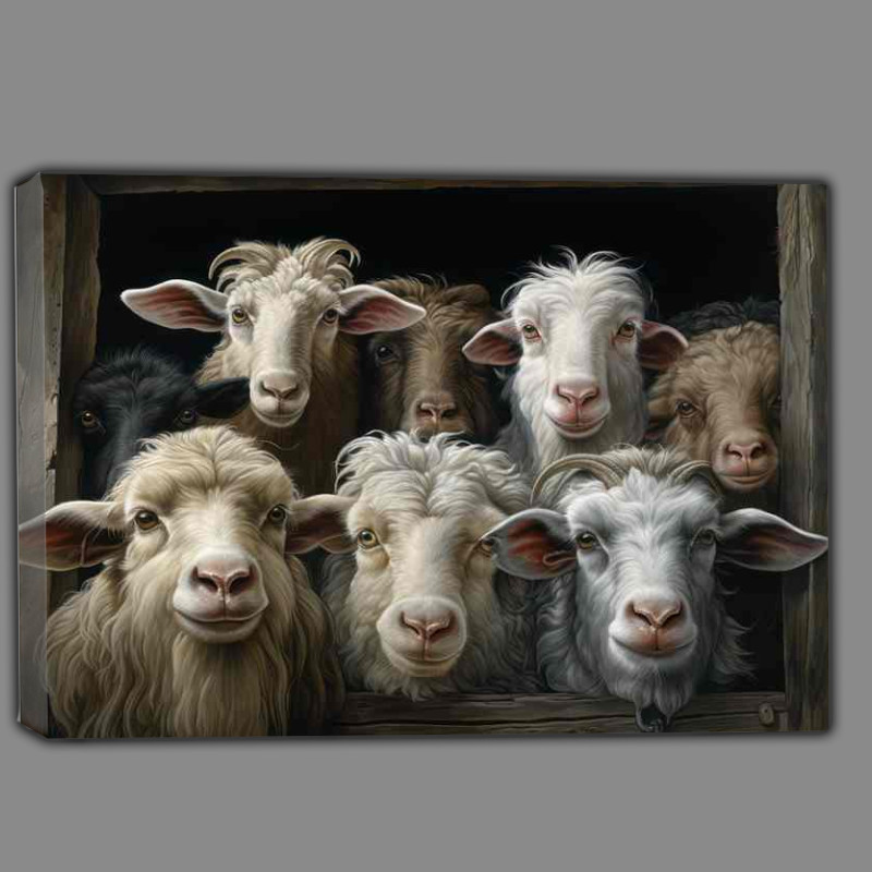 Buy Canvas : (Barnyard Animals World A Visual Exploration)