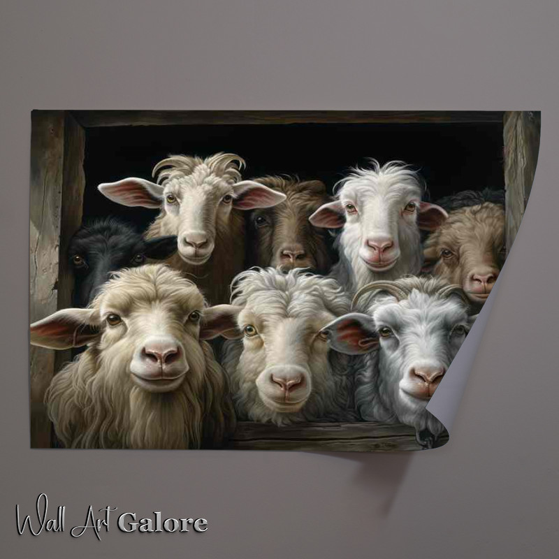Buy Unframed Poster : (Barnyard Animals World A Visual Exploration)