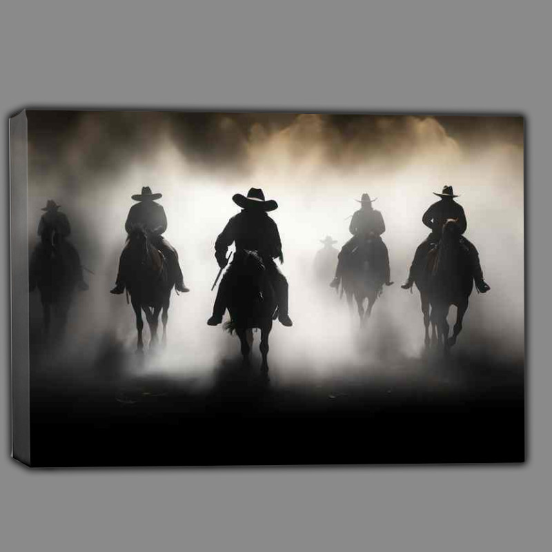 Buy Canvas : (Cattle Hurd a day on the ranch)