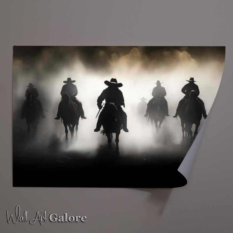 Buy Unframed Poster : (Cattle Hurd a day on the ranch)