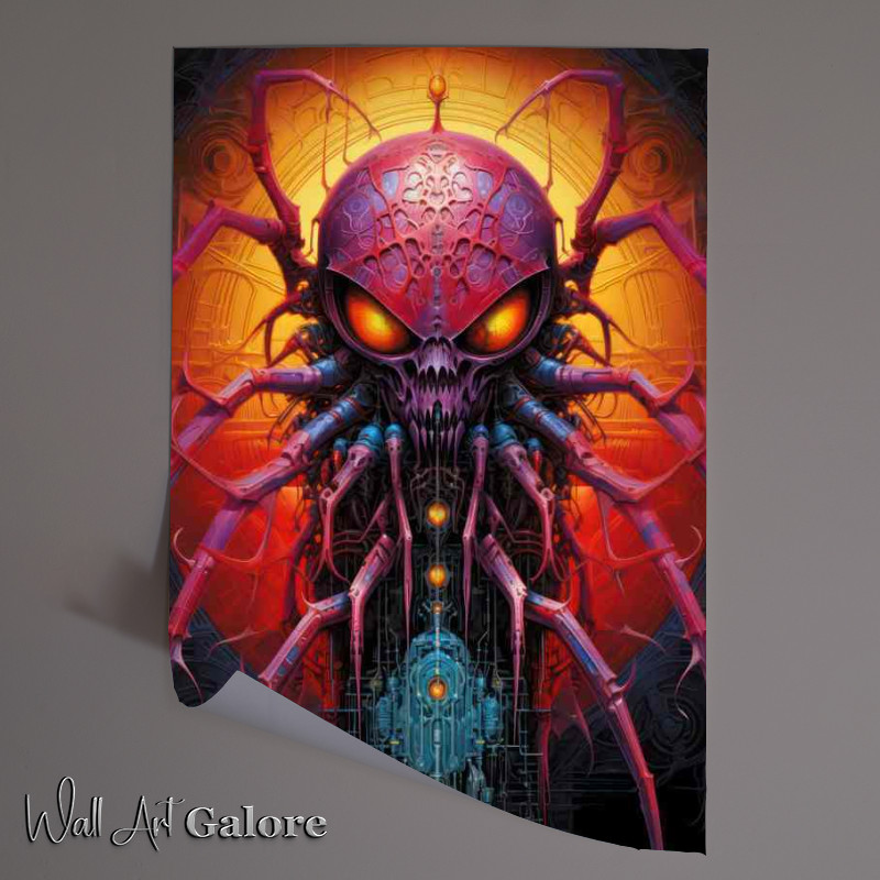Buy Unframed Poster : (A Kaleidoscope of Spiders Nature's Palette)