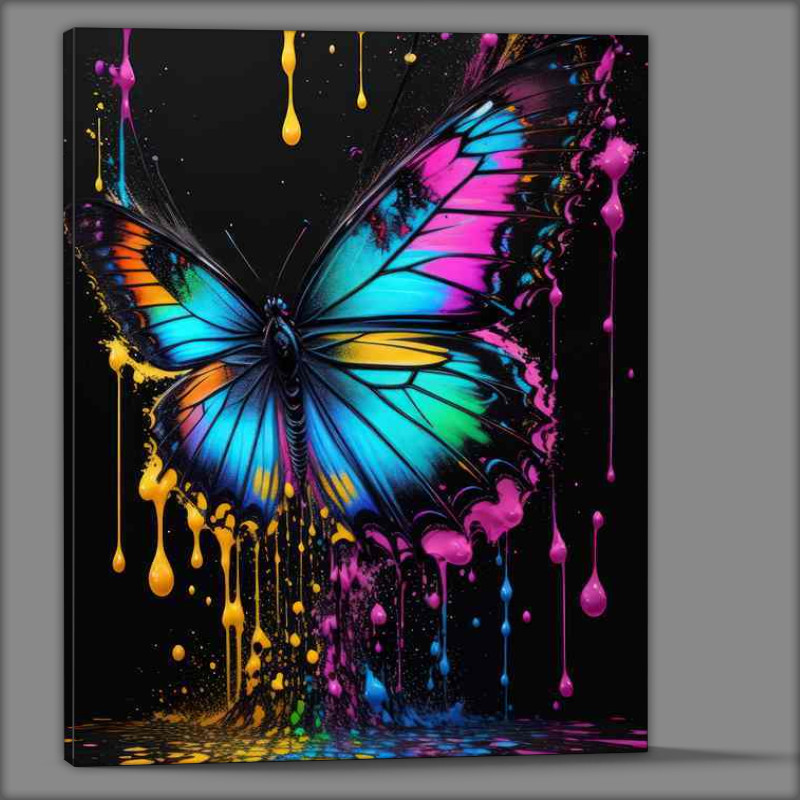 Buy Canvas : (Butterflies in the Wild A Symphony of Colors and Flight)