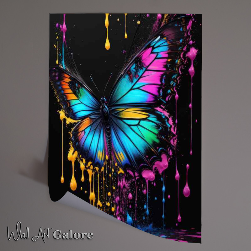 Buy Unframed Poster : (Butterflies in the Wild A Symphony of Colors and Flight)