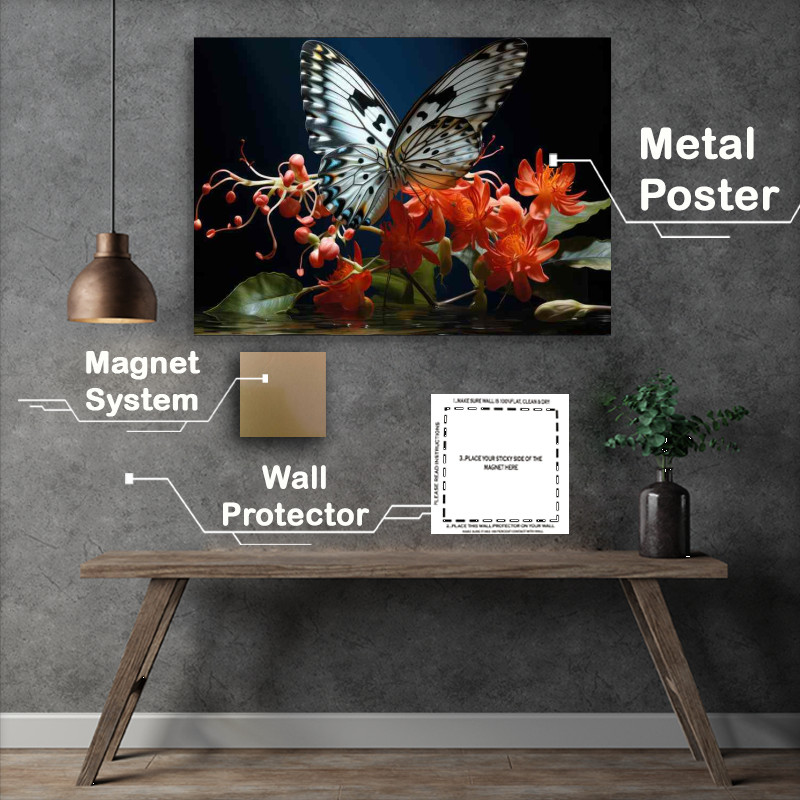 Buy Metal Poster : (Butterflies in Their Wild Habitat)