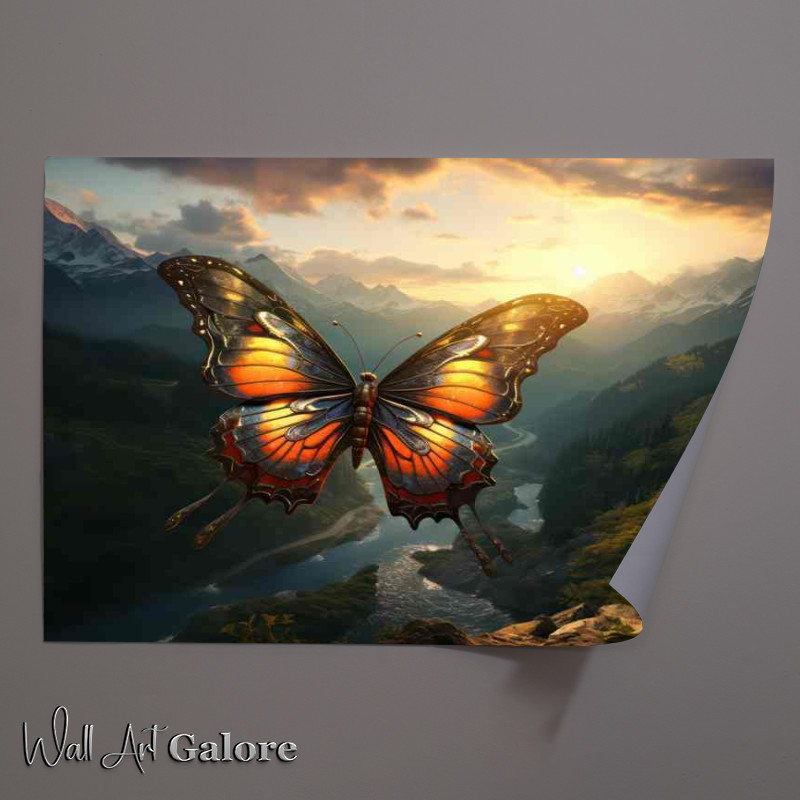 Buy Unframed Poster : (In the Company of Butterflies Exploring the Wild Outdoors)
