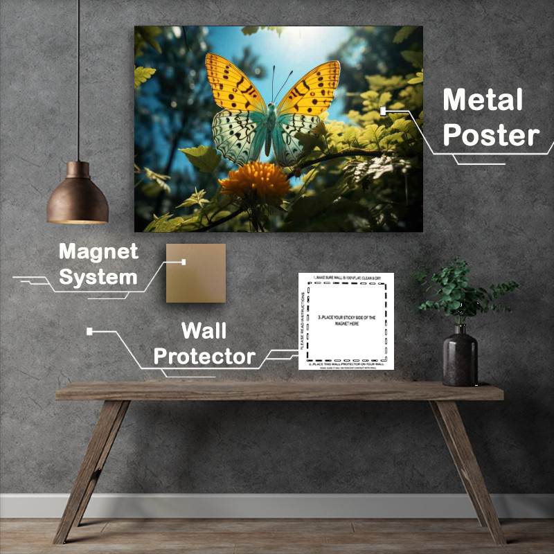 Buy Metal Poster : (Into the Butterflys World A Visual Safari in the Wild)