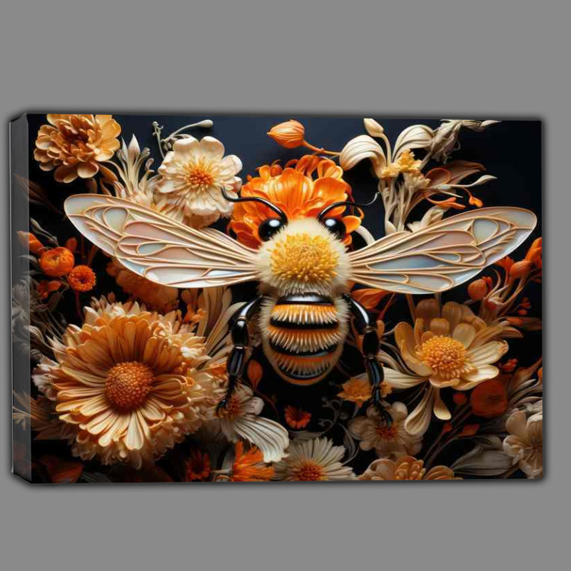 Buy Canvas : (The Role of Bees in Flower Pollination)