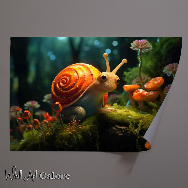 Buy Unframed Poster : (The Secret World of Technicolor Snails)