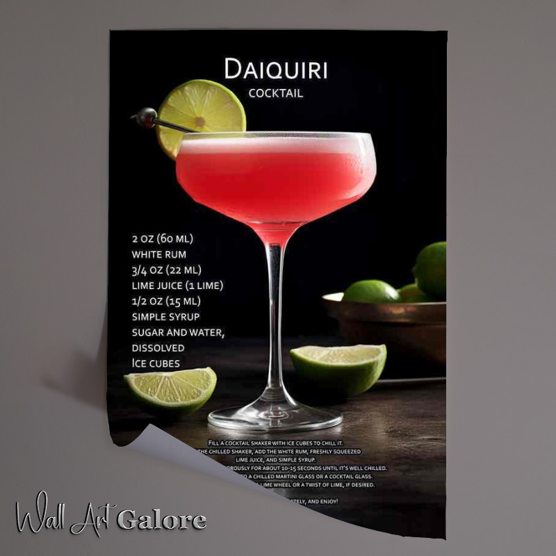 Buy Unframed Poster : (Daquri Cocktail Drink)