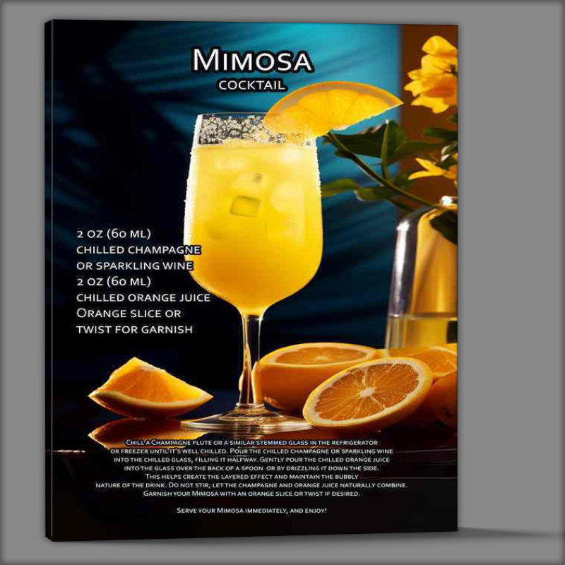 Buy Canvas : (Mimosa Cocktail Drink)