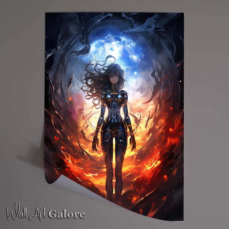 Buy Unframed Poster : (Japanese anime character standing in a space)