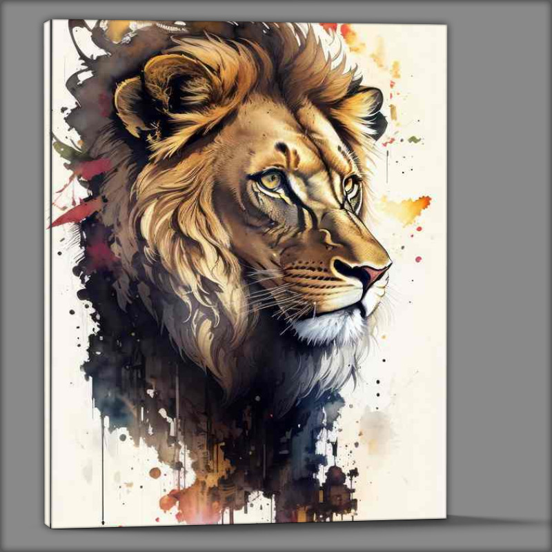 Buy Canvas : (Beauty of the Majestic Lion)