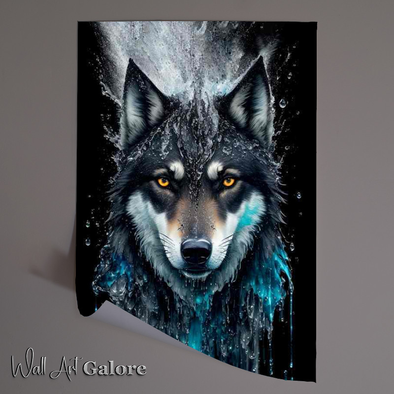 Buy Unframed Poster : (Captivating Canines The Beauty of Wolf Artistry)