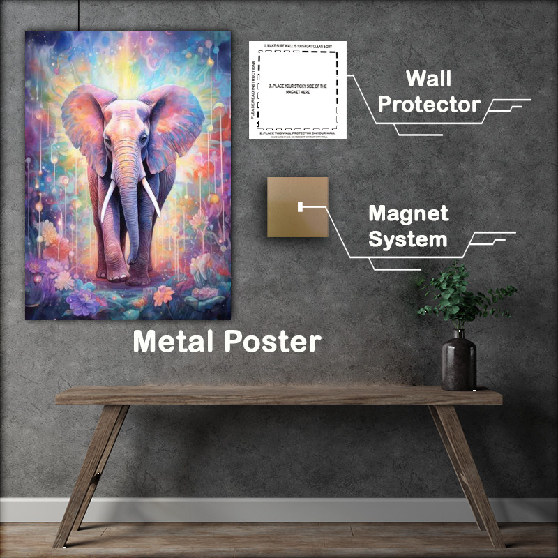 Buy Metal Poster : (Colorburst Jungle Majesty)