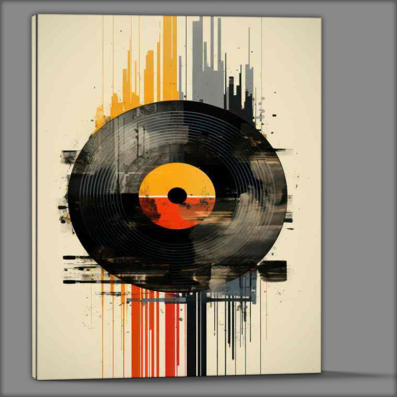 Buy Canvas : (Illustration of a record)