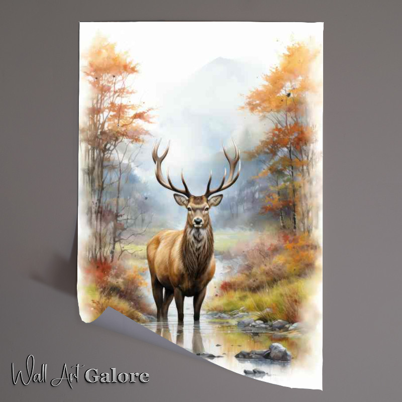 Buy Unframed Poster : (Deer Thrive in the Woods)
