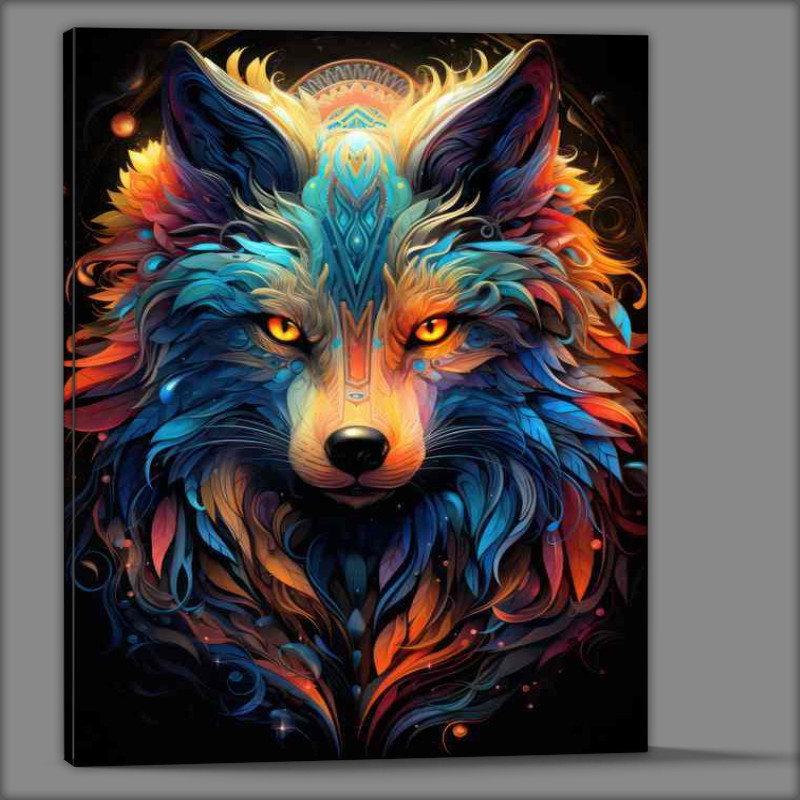 Buy Canvas : (Howling Wolves and Moonlit Dreams)