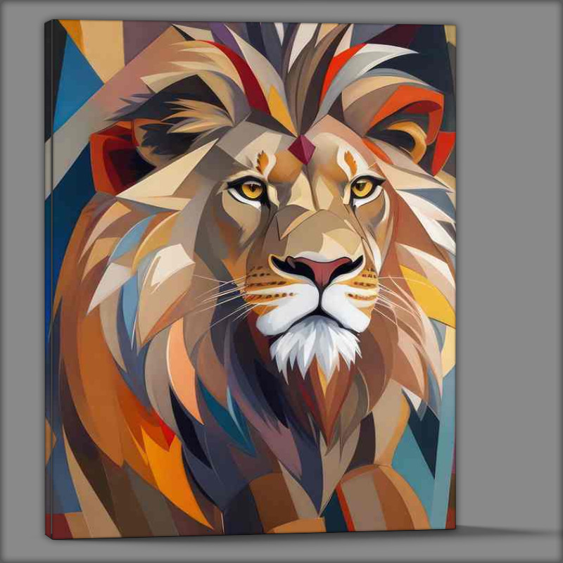Buy Canvas : (Lion In Art form been majestic)