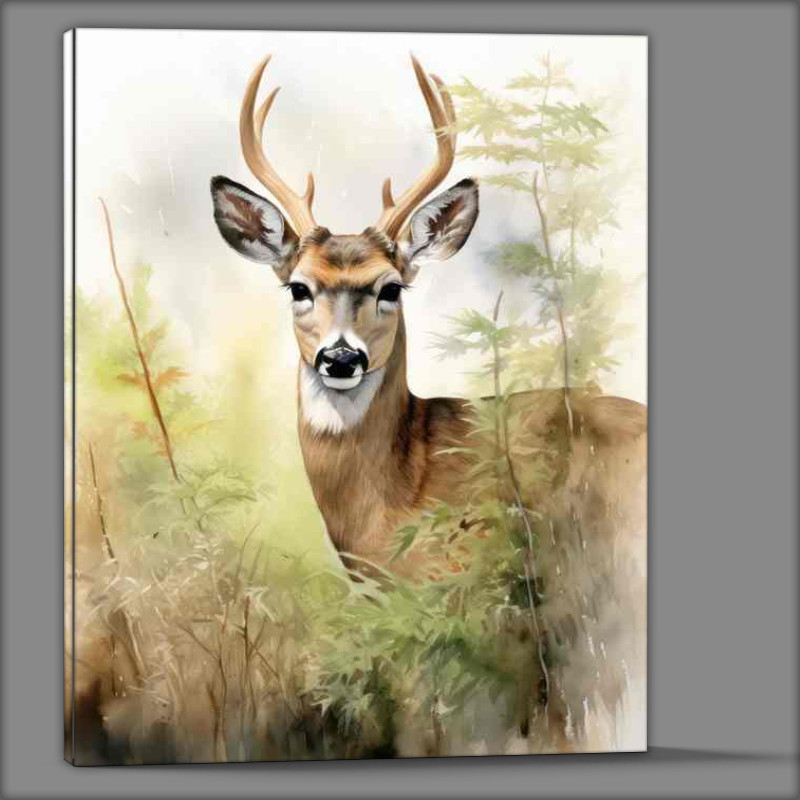 Buy Canvas : (Observing Wildlife A Guide to Deer in Forests)