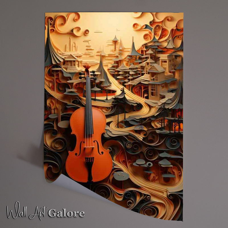 Buy Unframed Poster : (Music art from beyond surrealism)