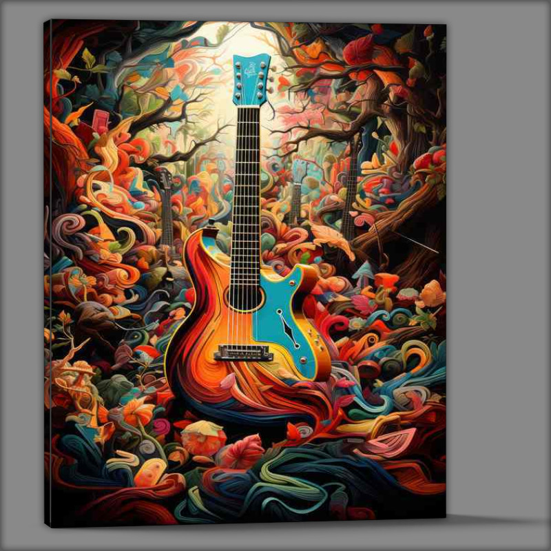 Buy Canvas : (Music art from beyond surrealism guitar)