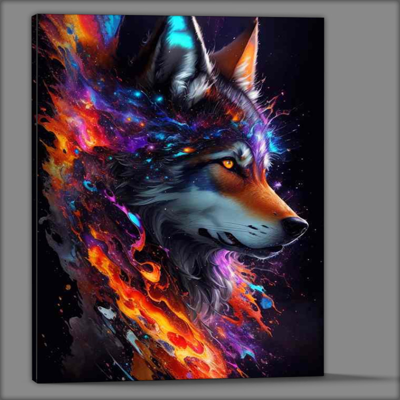 Buy Canvas : (Sky gazing mr fox amazing splash art)