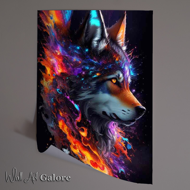 Buy Unframed Poster : (Sky gazing mr fox amazing splash art)