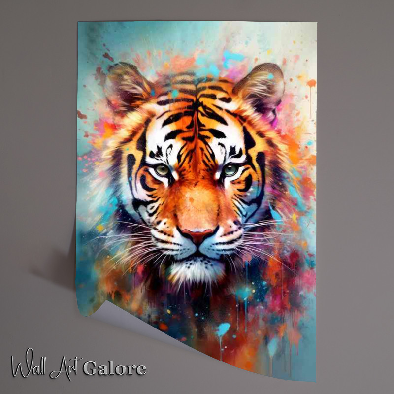 Buy Array of Colors : (Spectral Stripes Tiger Poster)