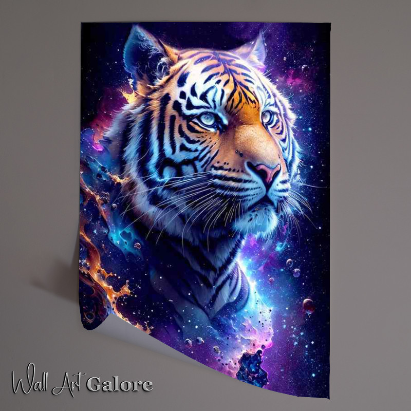 Buy : (Tiger in Space Poster)