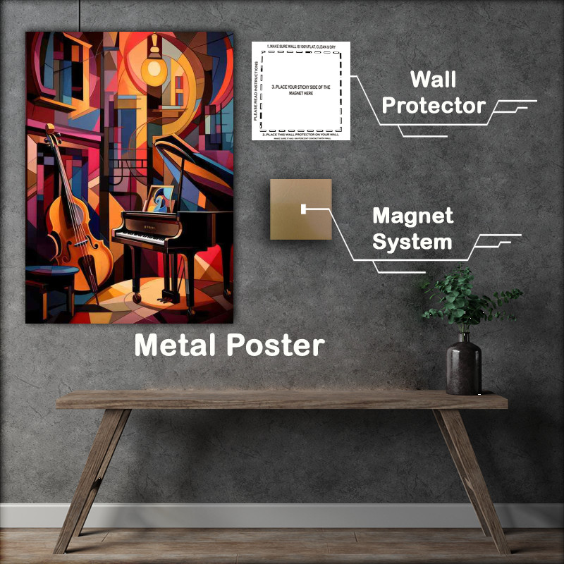 Buy Metal Poster : (Piano and Violin Duets Timeless Tandems)