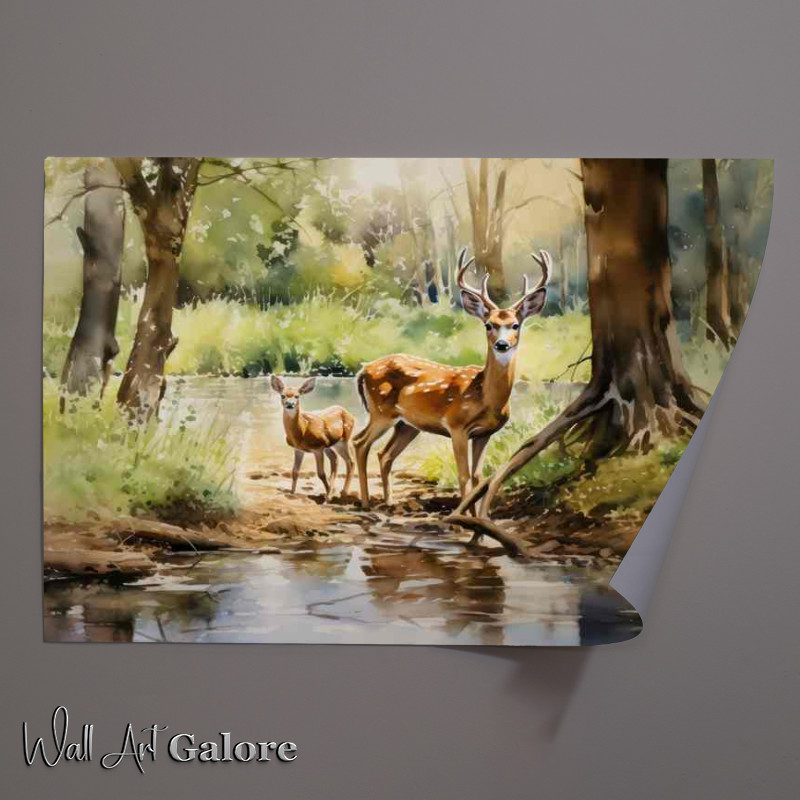 Buy Unframed Poster : (Deer Diaries Tales from the Wilderness)