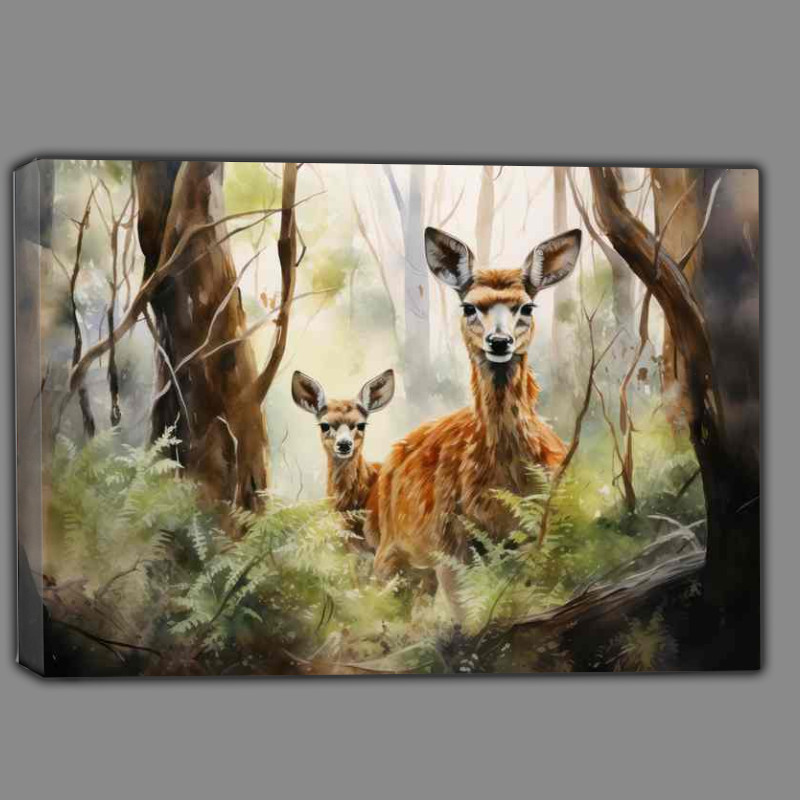 Buy Canvas : (Majestic Guardians Deer and the Forest)