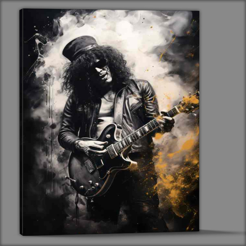 Buy Canvas : (Slash singing and guitar in performance)