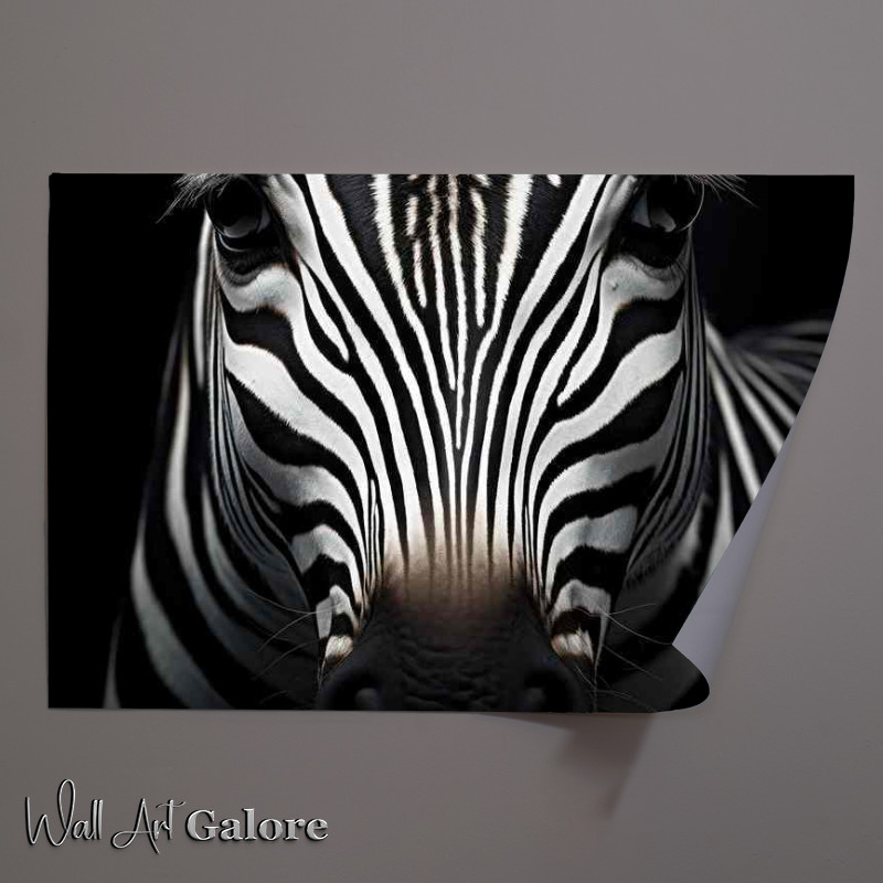 Buy Unframed Poster : (Zebra head)