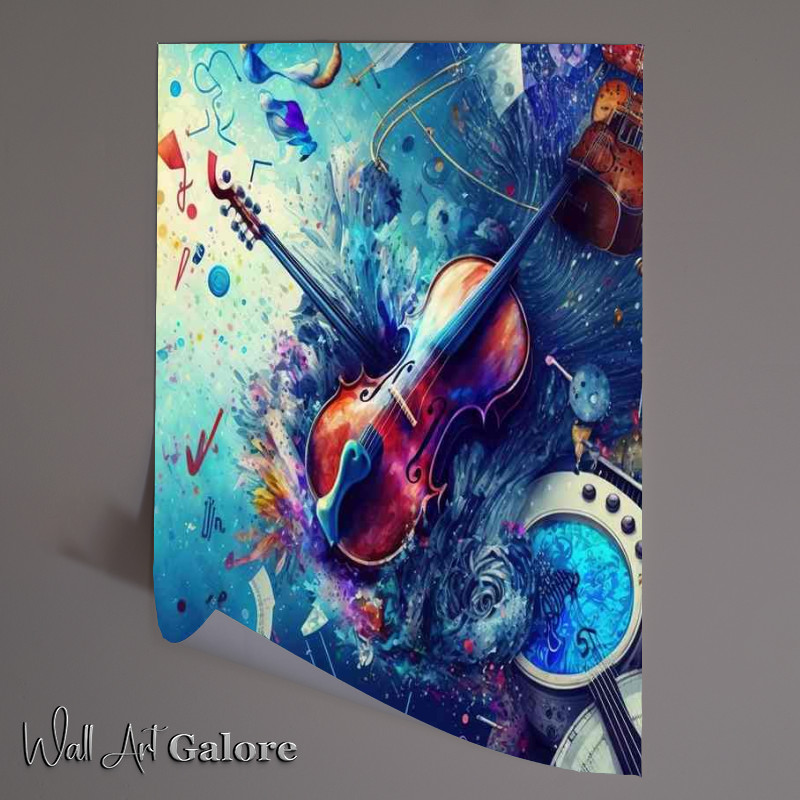 Buy Unframed Poster : (Strings Mystic Melodies)