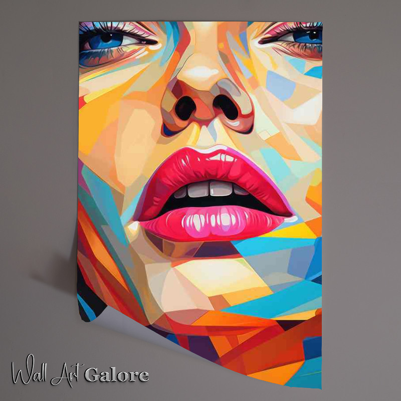 Buy Unframed Poster : (Abstract Faces An Artistic Exploration)