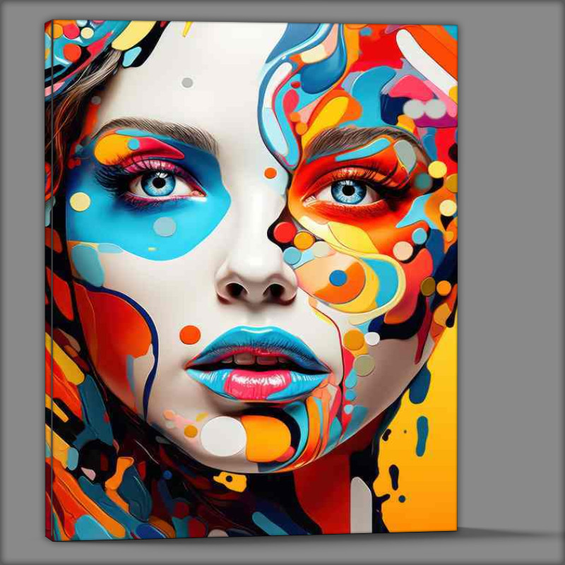 Buy Canvas : (Vibrant Faces in a World of Color)